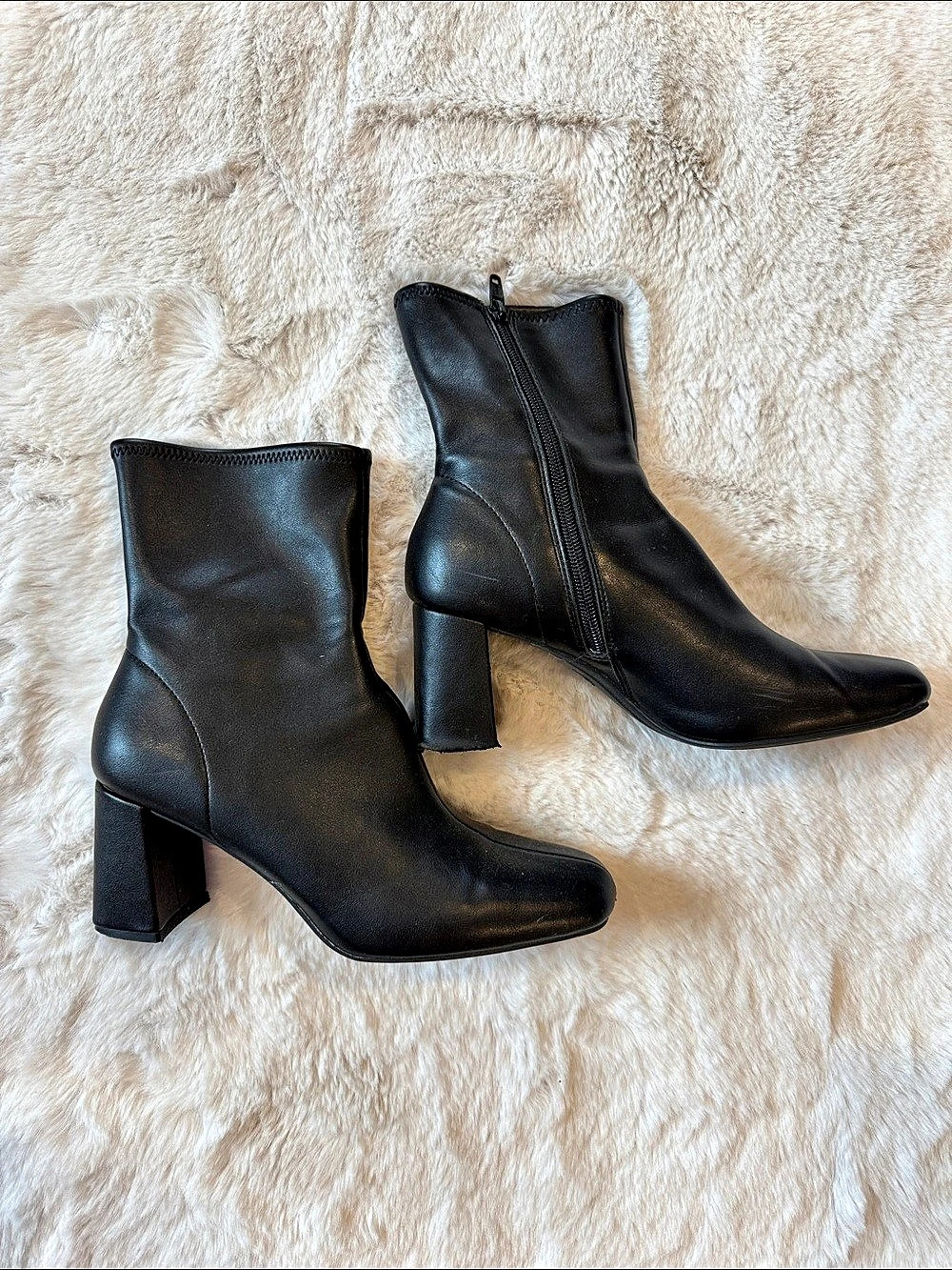 Women's Black Heeled Boots